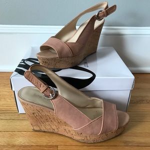 Nine West Caballo Nubuck Wedge